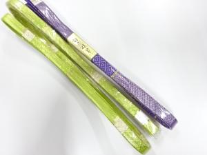 未使用品　正絹　佐賀錦　帯締め　2本セット